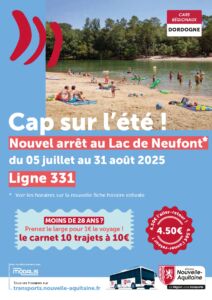 CAP SUR L'ETE A NEUFONT CAR REGIONAL LIGNE 331